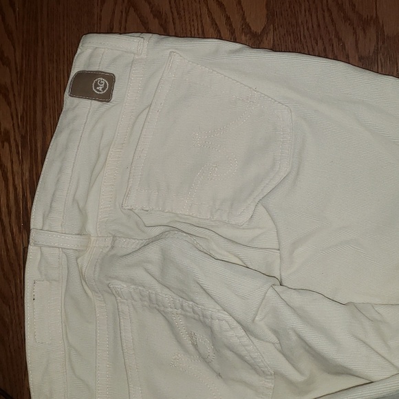 AG Adriano Goldschmied White Corduroy stretch Jeans - Picture 3 of 8